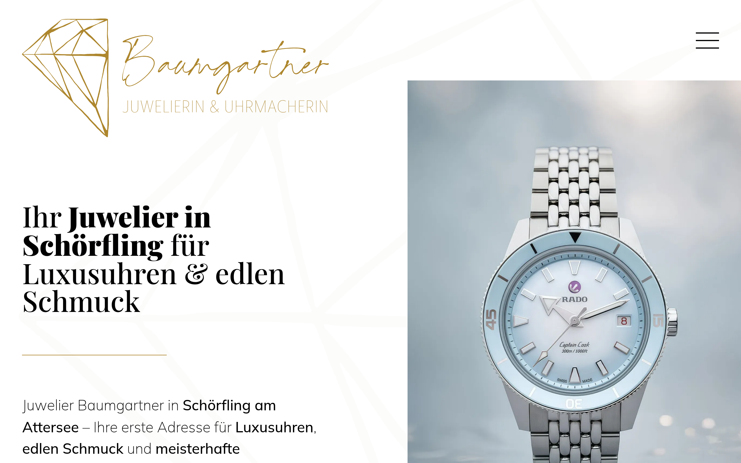 Juwelier Baumgartner Website Preview