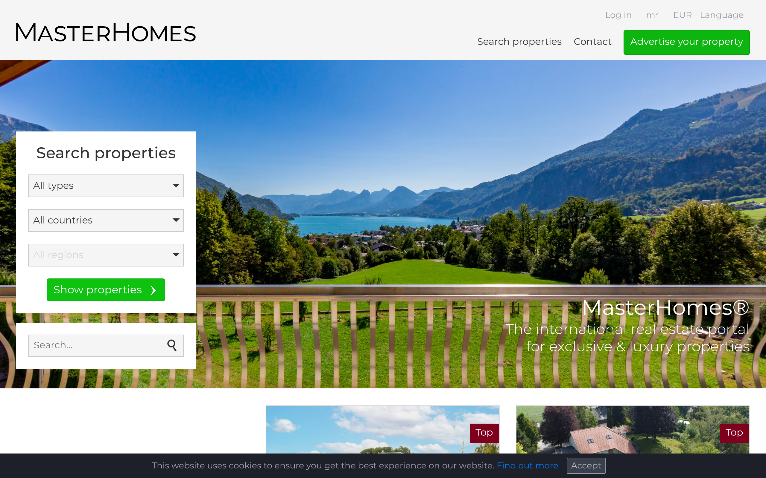MasterHomes Website Preview